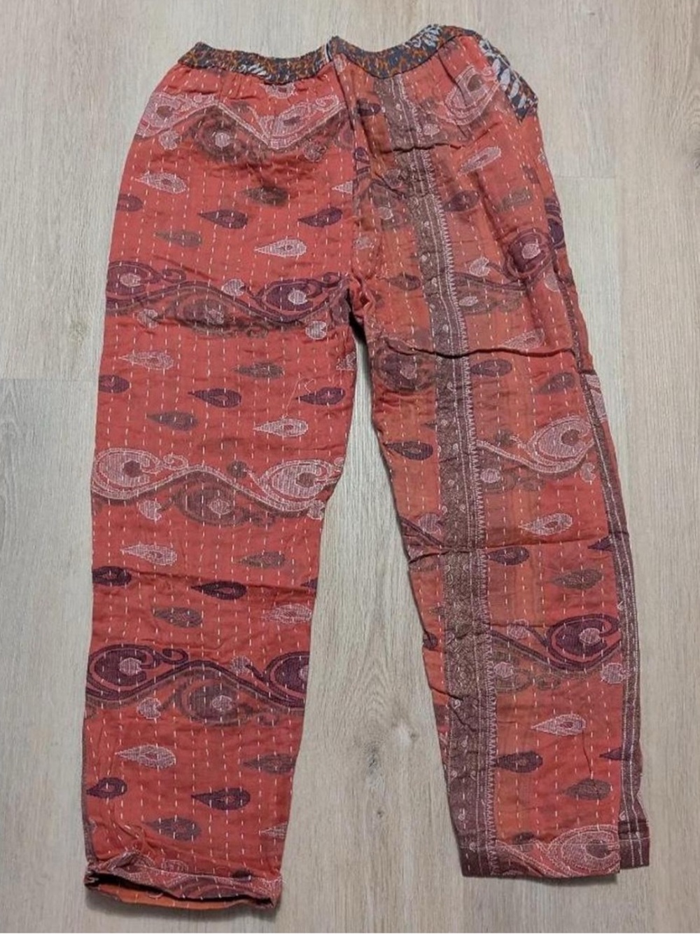 Upcycled kantha pants